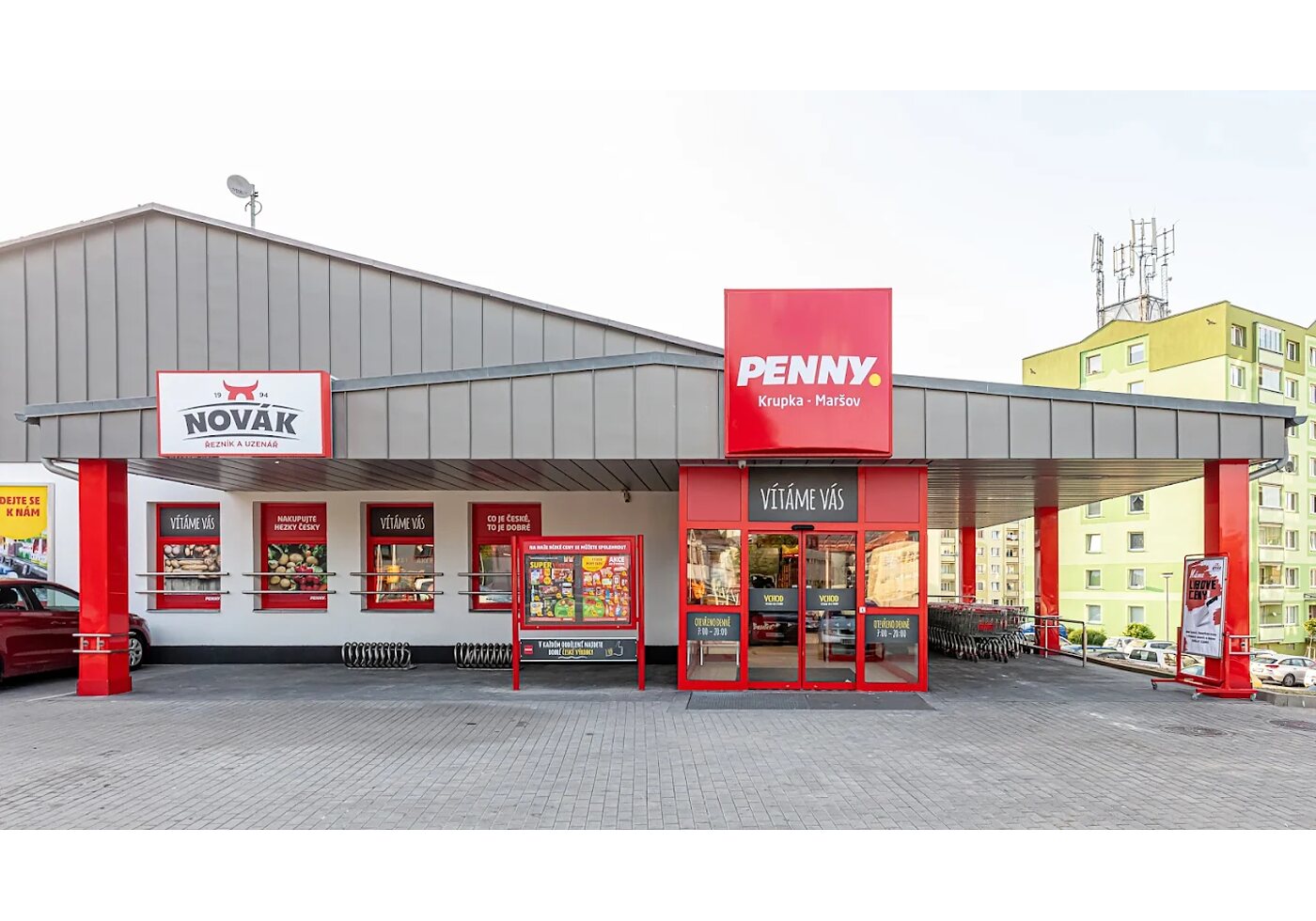 Prodejna Penny Revoluční 311, Krupka
